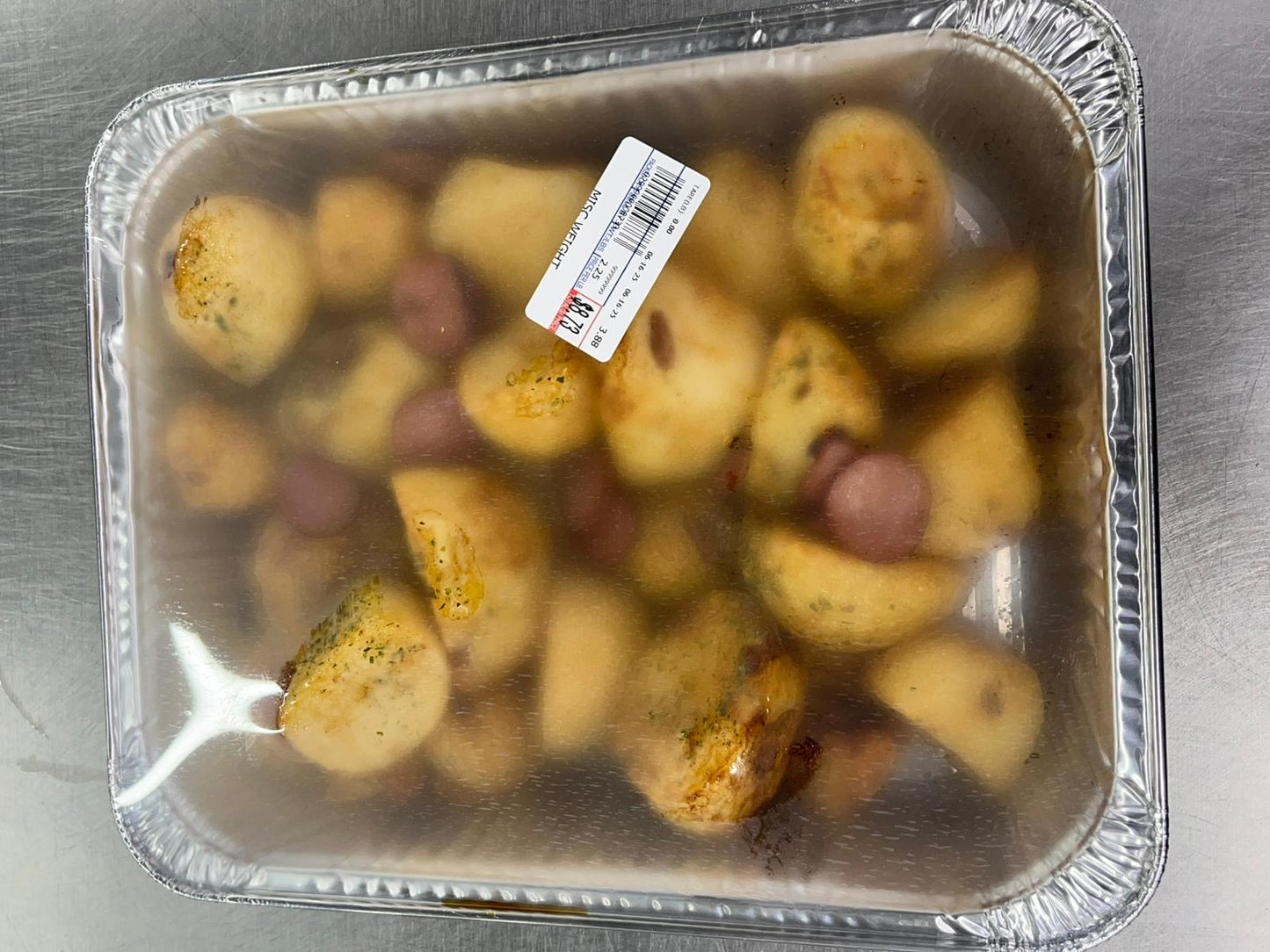 E) Papa asada con Chorizo/ Grill Potatoe with Chorizo