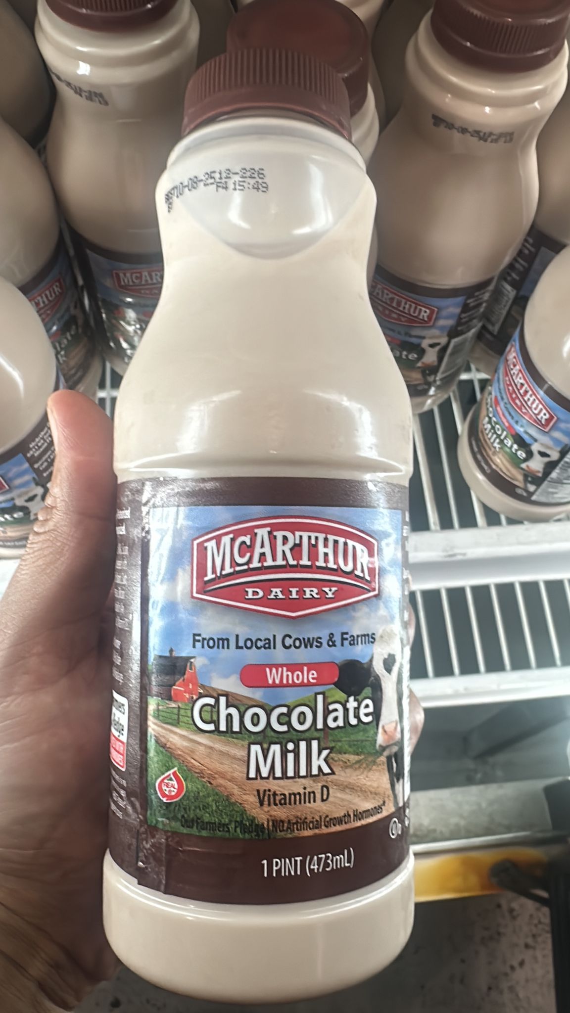 M) Leche chocolatada/ Chocolate milk