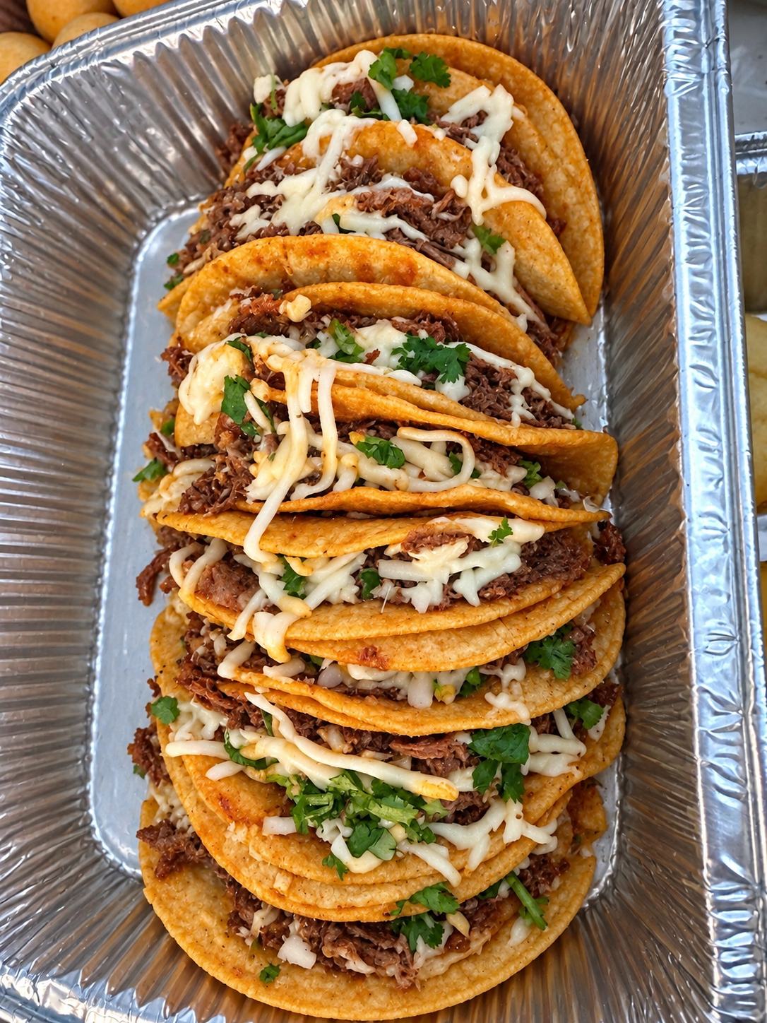 M) BANDEJA TACOS DE BIRRIA X10