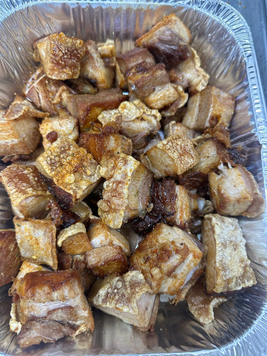 J) PORK BELLY FRITO