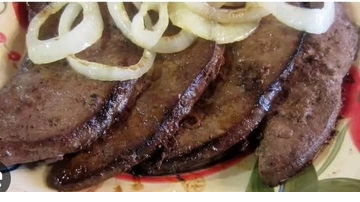 K) Hígado de Res Bistec