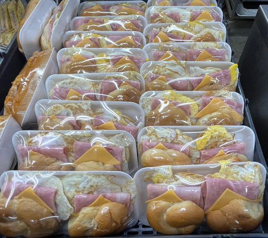 Sandwich: Twist de huevo frito y jamón x1 / Fried egg and ham twist x1